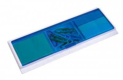 SET PARA OFICINA Código: T176 15 x 0,9 x 6,1 cm Plástico. 4 Blocks autoadhesivos de diferente color.